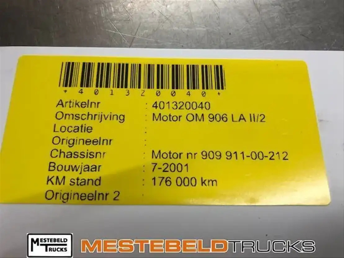 Mercedes-Benz 401320040 - Motor pre Nákladné auto: obrázok 4 Mercedes-Benz 401320040 - Motor pre Nákladné auto: obrázok 4