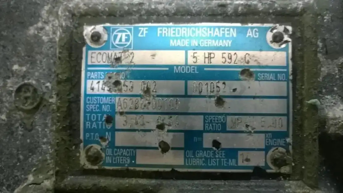 Mercedes-Benz Versnellingsbak 5HP592C Ecomat2 Econic - Prevodovka a diely pre Nákladné auto: obrázok 4 Mercedes-Benz Versnellingsbak 5HP592C Ecomat2 Econic - Prevodovka a diely pre Nákladné auto: obrázok 4