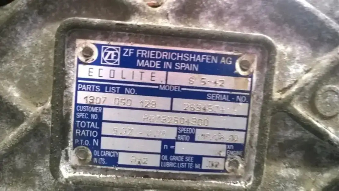 Mercedes-Benz Versnellingsbakbak ZF S5-42 Atego - Prevodovka a diely pre Nákladné auto: obrázok 3 Mercedes-Benz Versnellingsbakbak ZF S5-42 Atego - Prevodovka a diely pre Nákladné auto: obrázok 3