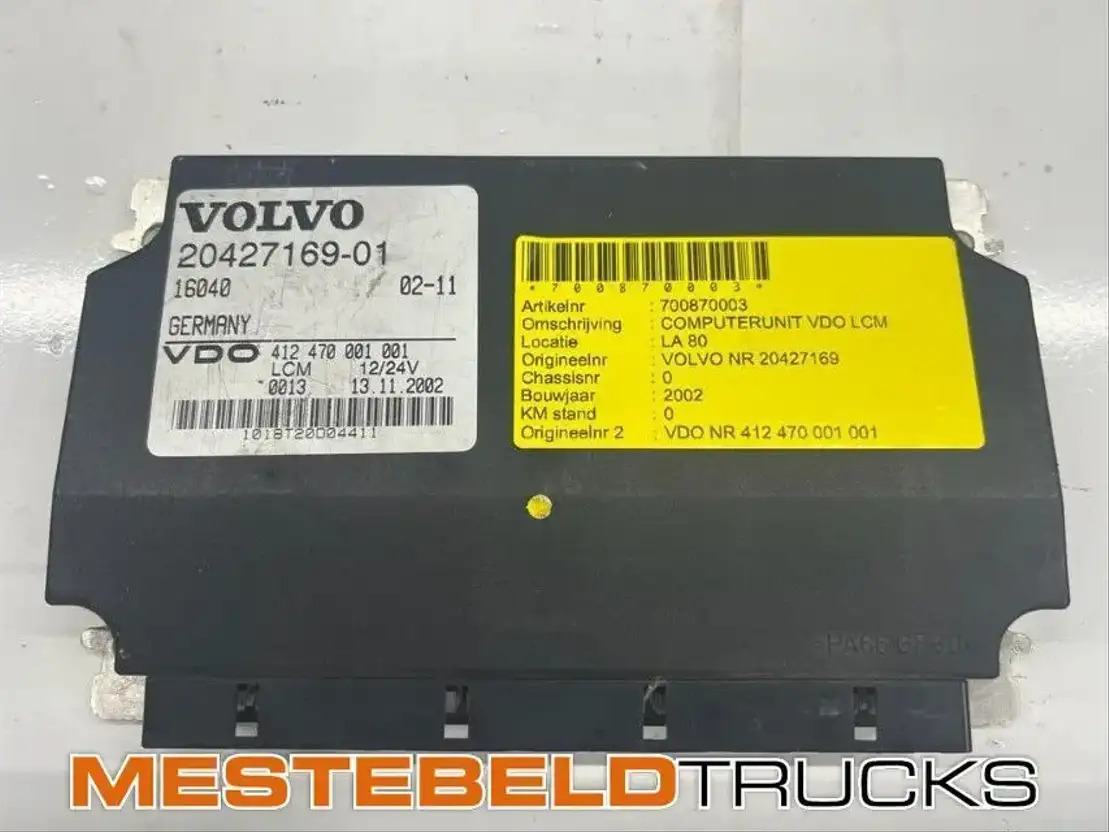 Volvo LCM unit - Elektrický systém pre Nákladné auto: obrázok 1 Volvo LCM unit - Elektrický systém pre Nákladné auto: obrázok 1