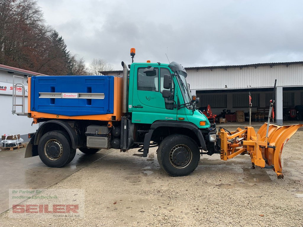 Mercedes-Benz Unimog U 500 + Salzstreuer + Schneeschild - Vozidlo na odpratávanie snehu: obrázok 2 Mercedes-Benz Unimog U 500 + Salzstreuer + Schneeschild - Vozidlo na odpratávanie snehu: obrázok 2