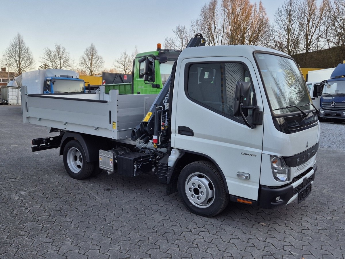 FUSO 3S15 Alukipper mit Ladekran 3 x hydr. - Dodávka sklápač: obrázok 2 FUSO 3S15 Alukipper mit Ladekran 3 x hydr. - Dodávka sklápač: obrázok 2