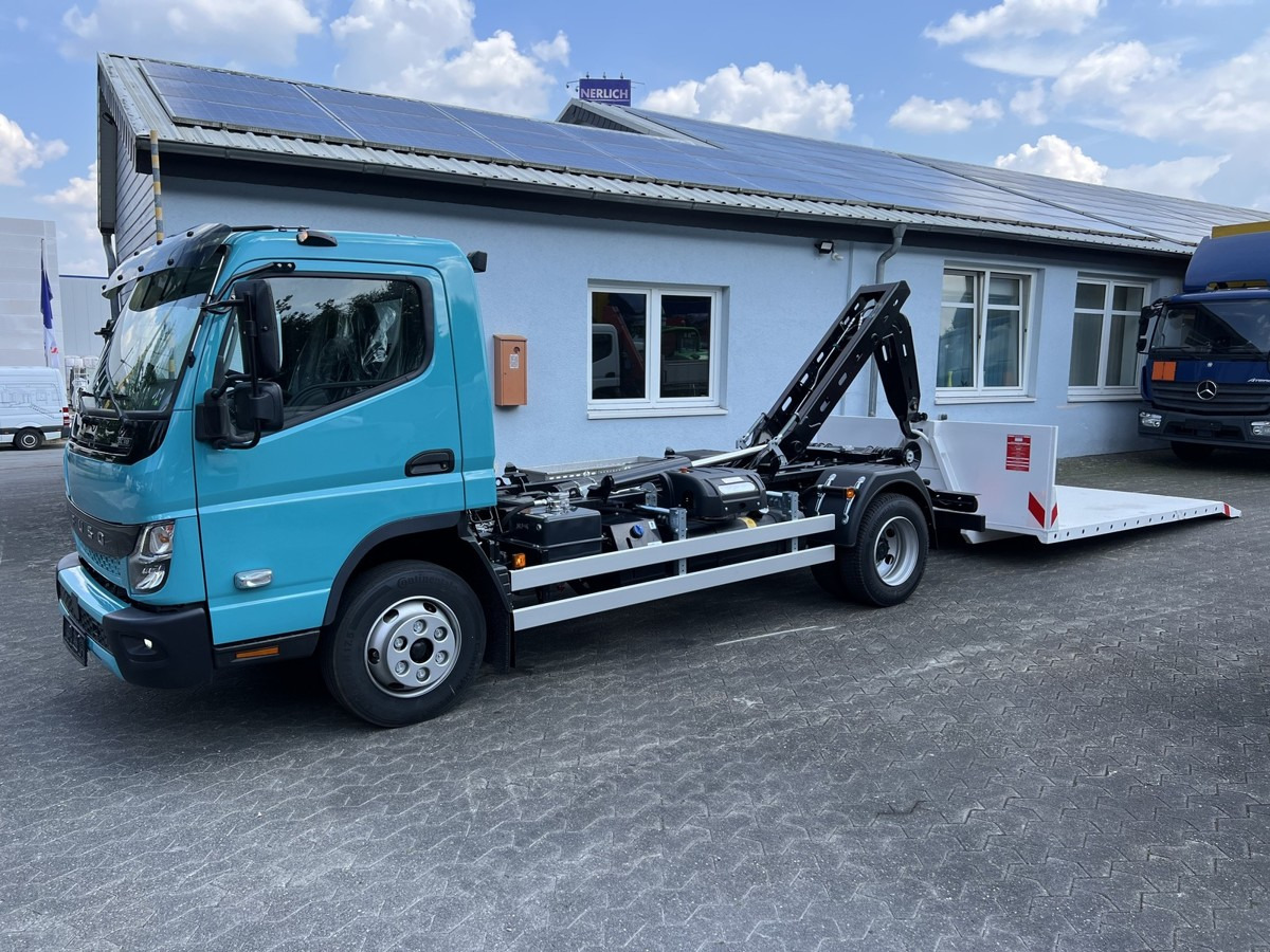 FUSO Canter FUSO 9C18 City Abrollkipper Krokbil Color - Hákový nosič kontajnerov, Auto s hydraulickou rukou: obrázok 1 FUSO Canter FUSO 9C18 City Abrollkipper Krokbil Color - Hákový nosič kontajnerov, Auto s hydraulickou rukou: obrázok 1