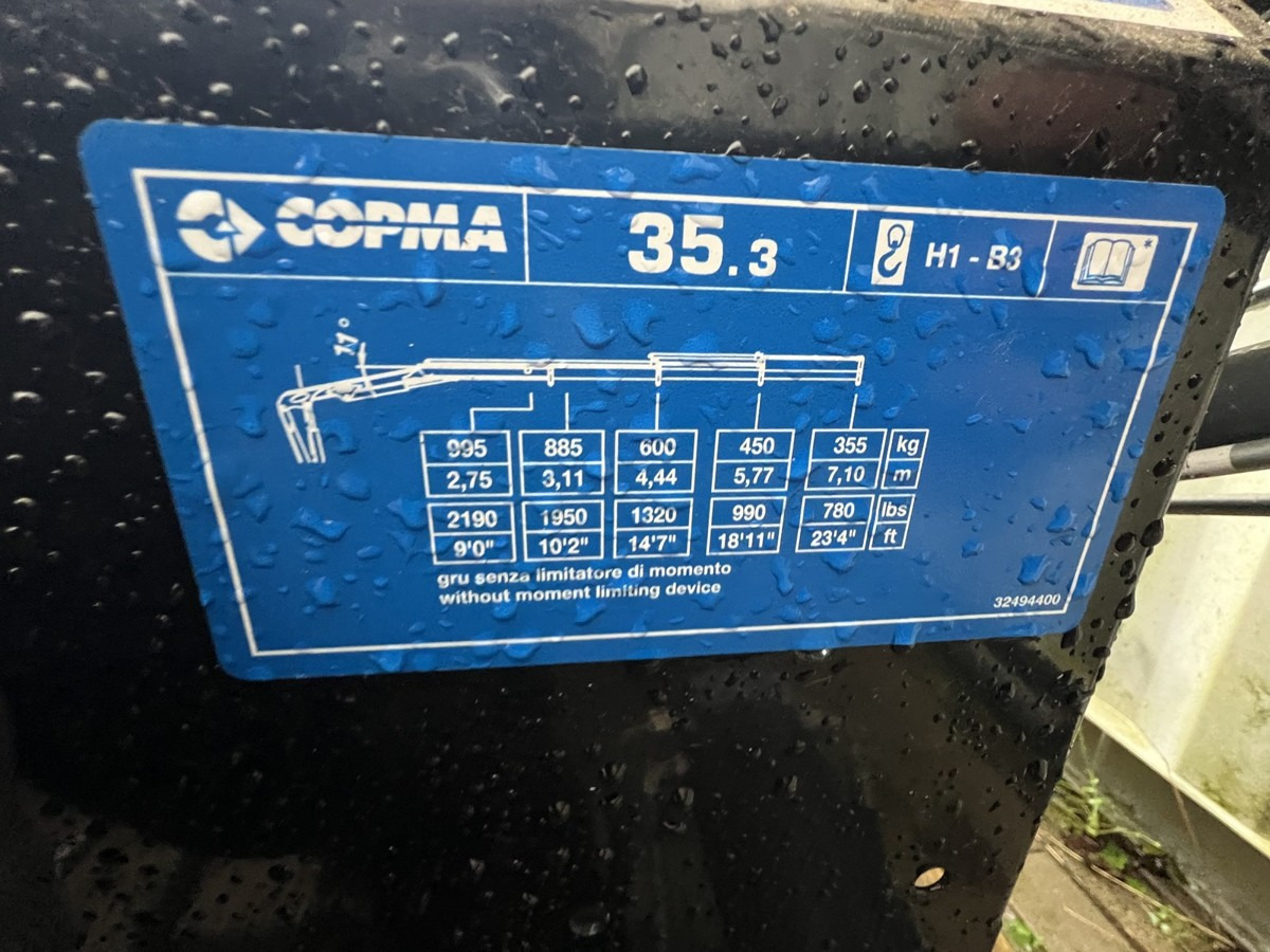 Ladekran Copma 35.3 - Hydraulická ruka: obrázok 2 Ladekran Copma 35.3 - Hydraulická ruka: obrázok 2