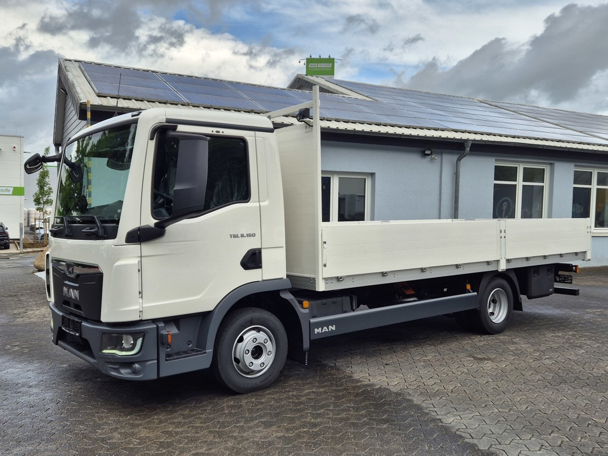 MAN TGL 8.160 BL NEU Alu Pritsche 5.5m 8.190 - Dodávka valník: obrázok 1 MAN TGL 8.160 BL NEU Alu Pritsche 5.5m 8.190 - Dodávka valník: obrázok 1