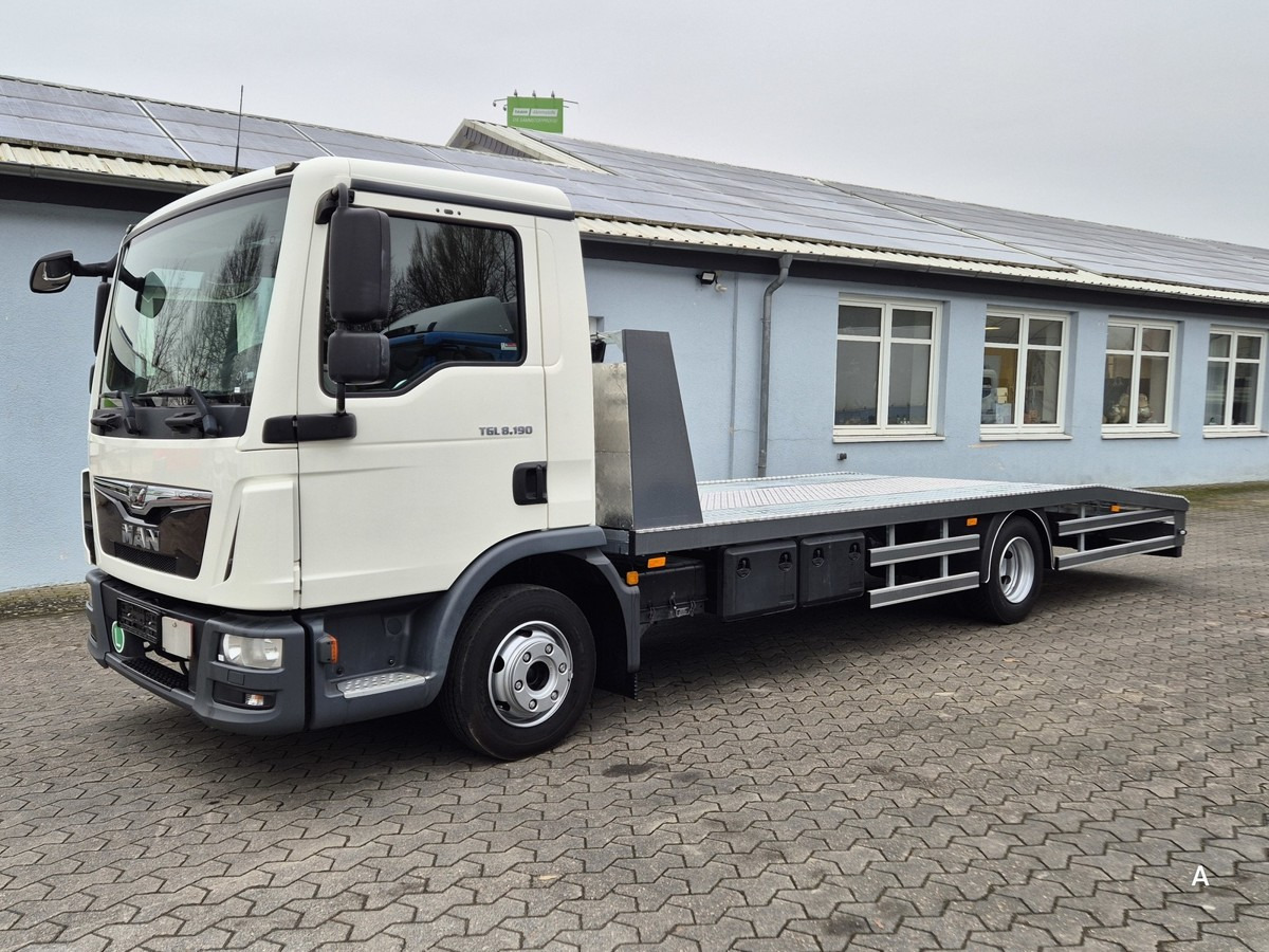 MAN TGL 8.190 BL Autotransporter 76tkm! AHK 3.5T - Nákladné vozidlo na prepravu automobilov, Dodávka: obrázok 1 MAN TGL 8.190 BL Autotransporter 76tkm! AHK 3.5T - Nákladné vozidlo na prepravu automobilov, Dodávka: obrázok 1