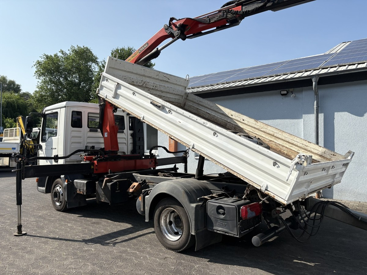 MAN TGL 8.210 Meiller Dreiseitenkipper mit Ladekran - Dodávka sklápač: obrázok 2 MAN TGL 8.210 Meiller Dreiseitenkipper mit Ladekran - Dodávka sklápač: obrázok 2