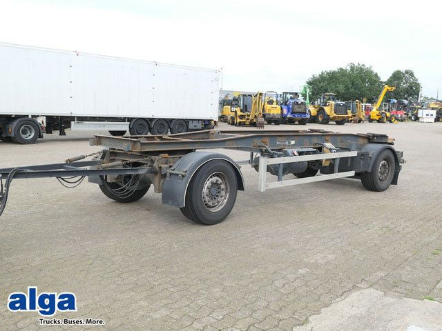 Hüffermann HSA 18.70, Container, Schlitten, SAF, Luftfed. Hüffermann HSA 18.70, Container, Schlitten, SAF, Luftfed. - Hákový/ Ramenový nosič přívěs: obrázok 1 Hüffermann HSA 18.70, Container, Schlitten, SAF, Luftfed. Hüffermann HSA 18.70, Container, Schlitten, SAF, Luftfed. - Hákový/ Ramenový nosič přívěs: obrázok 1