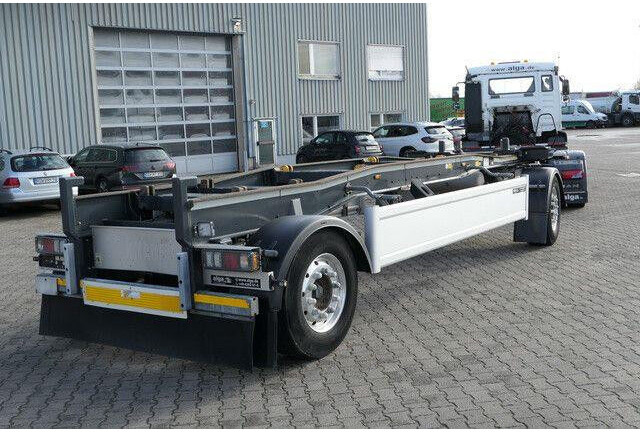 Príves preprava kontajnerov/ Výmenná nadstavba Huffermann HSA 18.70 LS, Schlitten, Alu-Felgen, Staukasten: obrázok 9