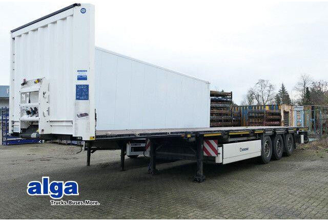 Krone SDP 27, Container, Rungen, 2x Lift, Multi-Lock - Plošinový/ Valníkový náves: obrázok 1 Krone SDP 27, Container, Rungen, 2x Lift, Multi-Lock - Plošinový/ Valníkový náves: obrázok 1