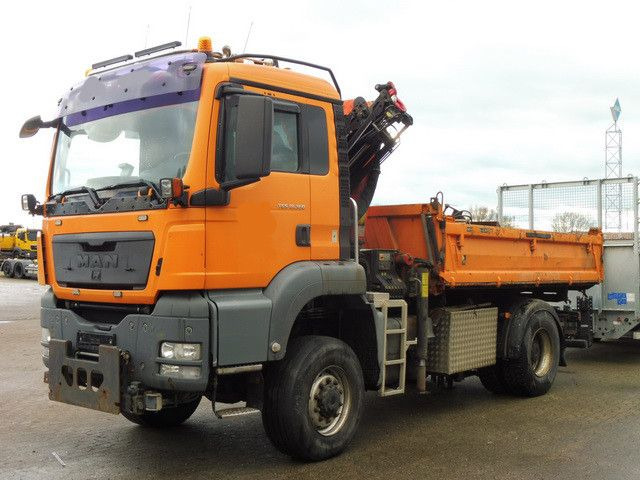 MAN 18.360 TGS 4x4, Kran Palfinger PK8501, Funk, AHK - Sklápač, Auto s hydraulickou rukou: obrázok 4 MAN 18.360 TGS 4x4, Kran Palfinger PK8501, Funk, AHK - Sklápač, Auto s hydraulickou rukou: obrázok 4