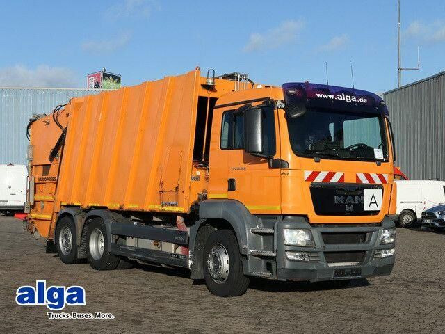 MAN 26.320 TGS BL 6x2, Faun, Vario Press, Zöller - Auto na odvoz odpadu: obrázok 1 MAN 26.320 TGS BL 6x2, Faun, Vario Press, Zöller - Auto na odvoz odpadu: obrázok 1