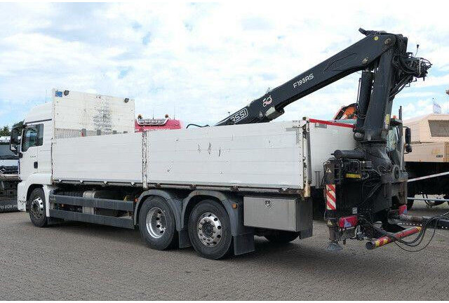 MAN 26.440 TGS LL 6x2, Kran Fassi F195AS.22, AHK, AC - Valníkový/ Plošinový nákladný automobil: obrázok 3 MAN 26.440 TGS LL 6x2, Kran Fassi F195AS.22, AHK, AC - Valníkový/ Plošinový nákladný automobil: obrázok 3