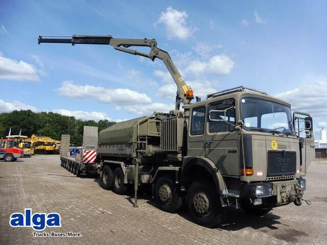 MAN OAF-34440VFA-AD 8x8, Seilwinde, Kran, AHK,Allrad - Plachtové nákladné vozidlo: obrázok 1 MAN OAF-34440VFA-AD 8x8, Seilwinde, Kran, AHK,Allrad - Plachtové nákladné vozidlo: obrázok 1