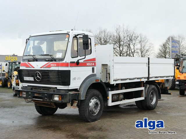 Mercedes-Benz 1824 AK 4x4, Allrad, AHK, Blattfederung, 168tkm - Valníkový/ Plošinový nákladný automobil: obrázok 1 Mercedes-Benz 1824 AK 4x4, Allrad, AHK, Blattfederung, 168tkm - Valníkový/ Plošinový nákladný automobil: obrázok 1