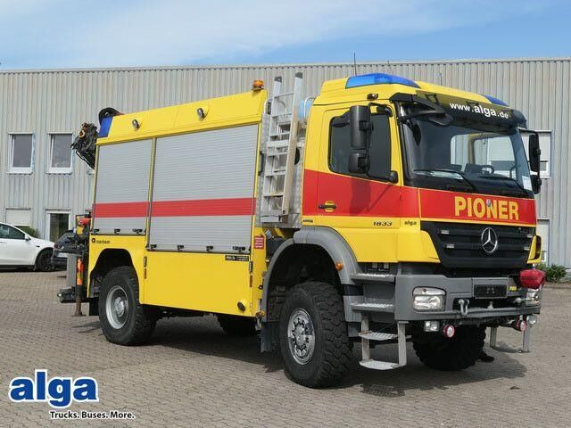 Mercedes-Benz 1833 Axor 4x4, Kran Palfinger, Rosenbauer, AHK - Hasičské vozidlo: obrázok 1 Mercedes-Benz 1833 Axor 4x4, Kran Palfinger, Rosenbauer, AHK - Hasičské vozidlo: obrázok 1