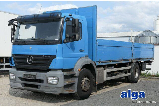 Mercedes-Benz 1833 L Axor 4x2, 7.200mm lang, AHK, Gerüst,Klima - Valníkový/ Plošinový nákladný automobil: obrázok 1 Mercedes-Benz 1833 L Axor 4x2, 7.200mm lang, AHK, Gerüst,Klima - Valníkový/ Plošinový nákladný automobil: obrázok 1