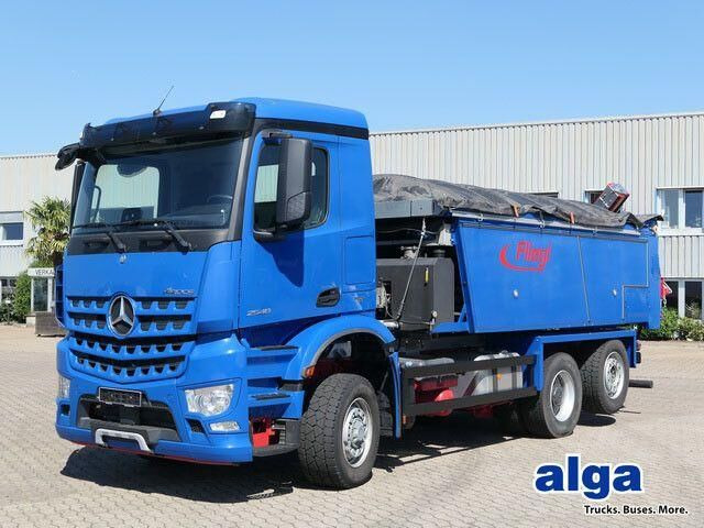 Mercedes-Benz 2548 L Arocs HAD 6x4, Asphalt, Bitumen, Fliegl - Asfaltovací stroj: obrázok 1 Mercedes-Benz 2548 L Arocs HAD 6x4, Asphalt, Bitumen, Fliegl - Asfaltovací stroj: obrázok 1