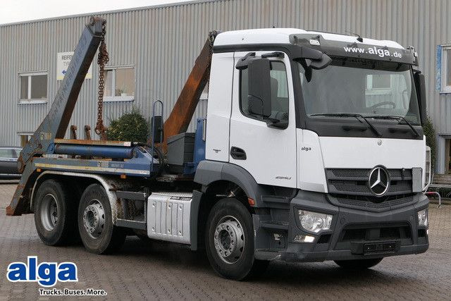 Mercedes-Benz 2640 Antos 6x2, Lenk-Lift-Achse, Klima, Tempomat - Ramenový nosič kontajnerov: obrázok 1 Mercedes-Benz 2640 Antos 6x2, Lenk-Lift-Achse, Klima, Tempomat - Ramenový nosič kontajnerov: obrázok 1
