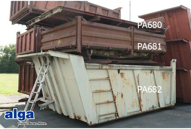 Stahl Hinterkippmulde ca. 17 cbm, Hilfsrahmen - Sklápač: obrázok 1 Stahl Hinterkippmulde ca. 17 cbm, Hilfsrahmen - Sklápač: obrázok 1