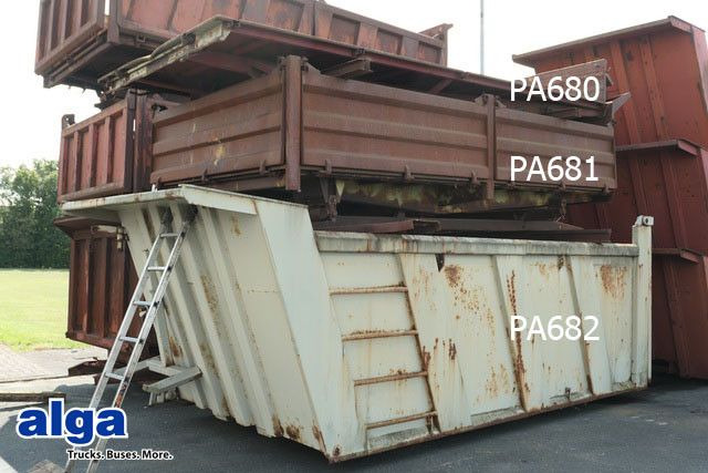 Stahl- Hinterkippmulde ca. 17 cbm, Hilfsrahmen - Sklápacia nadstavba: obrázok 1 Stahl- Hinterkippmulde ca. 17 cbm, Hilfsrahmen - Sklápacia nadstavba: obrázok 1