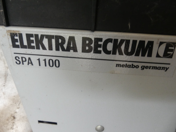 Aspiration 1 sac Elektra Beckum SPA 1100 - Priemyselné klimatizačné zariadenie: obrázok 5 Aspiration 1 sac Elektra Beckum SPA 1100 - Priemyselné klimatizačné zariadenie: obrázok 5