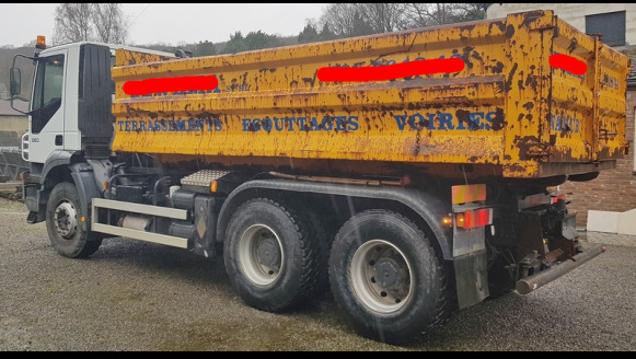 Camion porte container + container 11 m³ Iveco Trakker 380 - Kontejnérový podvozek/ Výměnná nástavba: obrázok 2 Camion porte container + container 11 m³ Iveco Trakker 380 - Kontejnérový podvozek/ Výměnná nástavba: obrázok 2