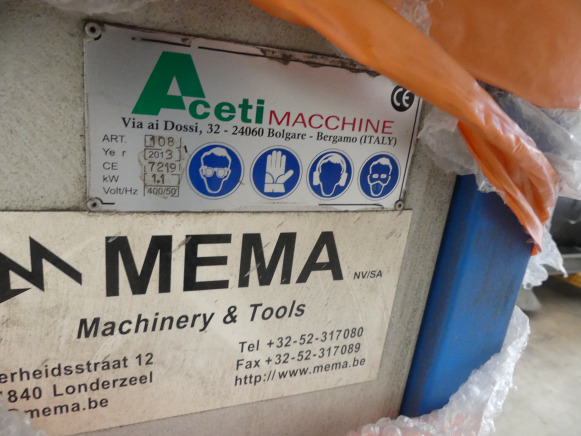 Touret à meuler double tête Aceti Machinne 108 - Kovoobrábací stroj: obrázok 2 Touret à meuler double tête Aceti Machinne 108 - Kovoobrábací stroj: obrázok 2