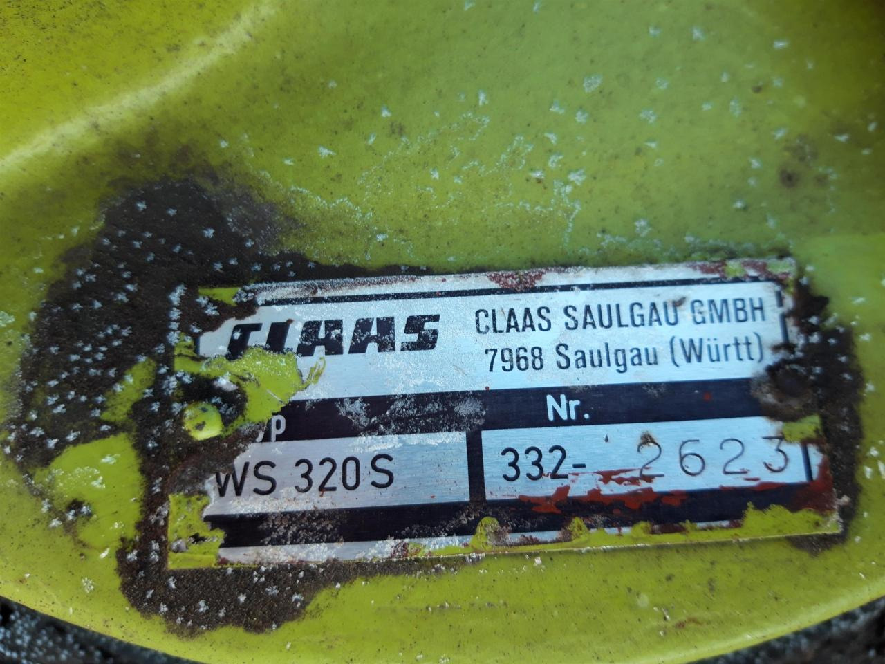 CLAAS WS 320 S - Obracač sena: obrázok 3 CLAAS WS 320 S - Obracač sena: obrázok 3