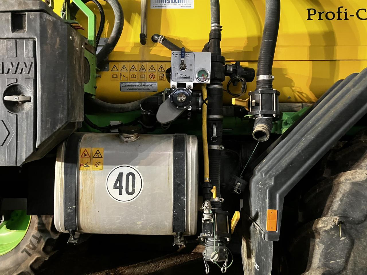 Dammann DT 2500H - Ťahaný postrekovač: obrázok 5 Dammann DT 2500H - Ťahaný postrekovač: obrázok 5