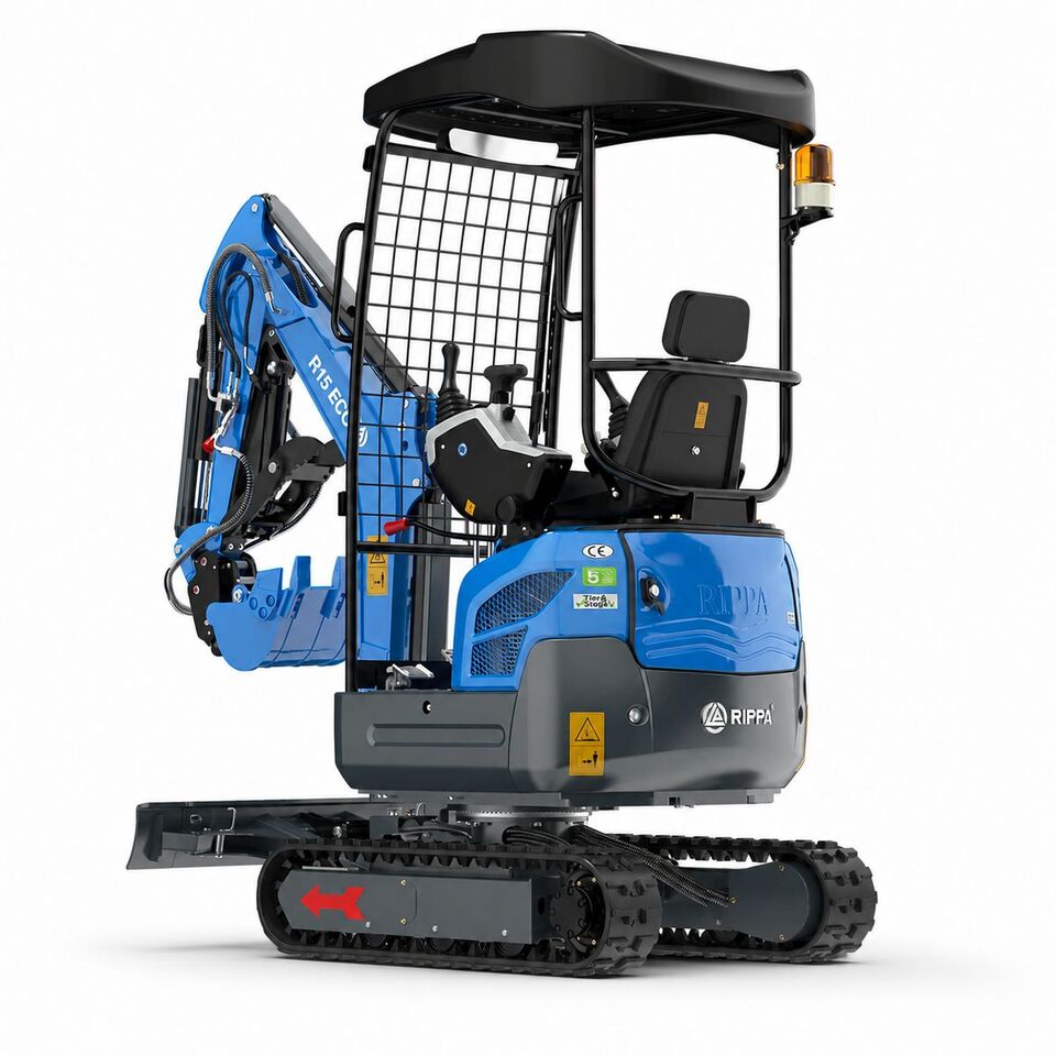 Rippa RIPPA R15 ECO Minibagger - Mini rýpadlo: obrázok 3 Rippa RIPPA R15 ECO Minibagger - Mini rýpadlo: obrázok 3