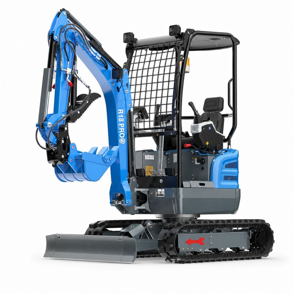 Rippa RIPPA R18 PRO Minibagger - Mini rýpadlo: obrázok 1 Rippa RIPPA R18 PRO Minibagger - Mini rýpadlo: obrázok 1