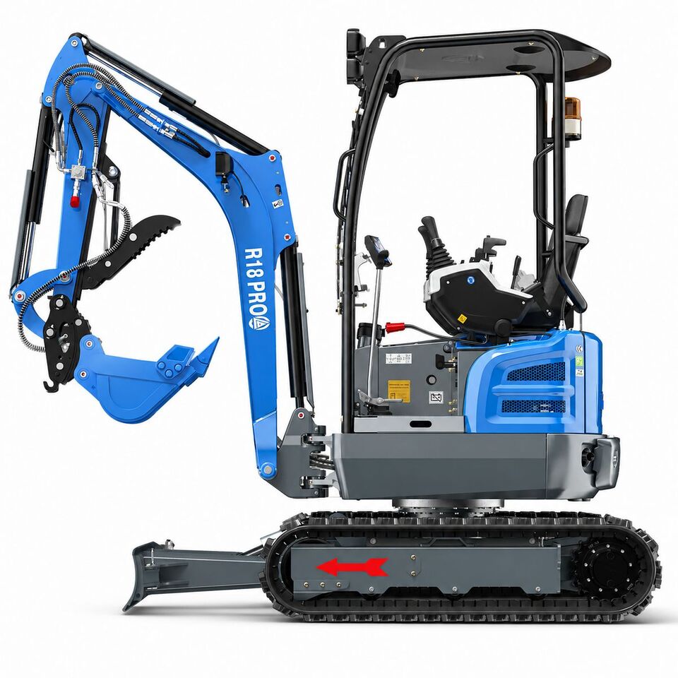 Rippa RIPPA R18 PRO Minibagger - Mini rýpadlo: obrázok 2 Rippa RIPPA R18 PRO Minibagger - Mini rýpadlo: obrázok 2