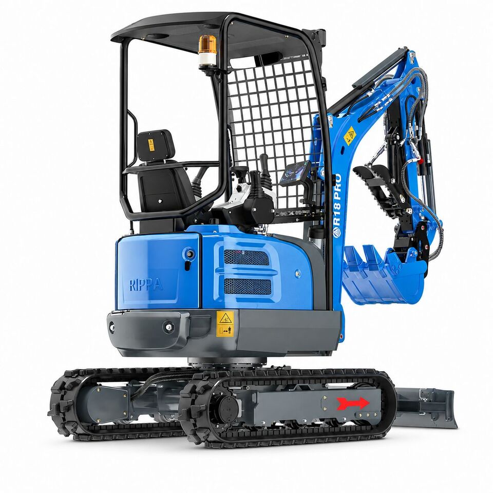 Nový Mini rýpadlo Rippa RIPPA R18 PRO Minibagger: obrázok 6 Nový Mini rýpadlo Rippa RIPPA R18 PRO Minibagger: obrázok 6