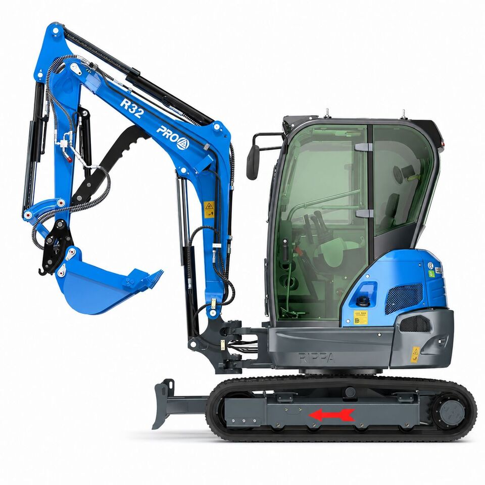 Rippa RIPPA R32 PRO Minibagger 3,2t - Mini rýpadlo: obrázok 2 Rippa RIPPA R32 PRO Minibagger 3,2t - Mini rýpadlo: obrázok 2