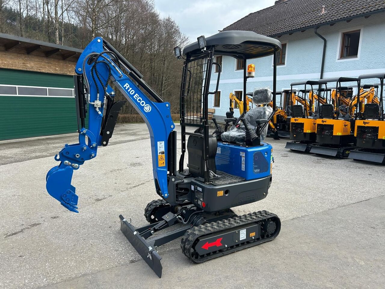 Rippa Rippa R10 ECO/1zyl.Yoop/mit Verstellfahrwerk - Mini rýpadlo: obrázok 1 Rippa Rippa R10 ECO/1zyl.Yoop/mit Verstellfahrwerk - Mini rýpadlo: obrázok 1