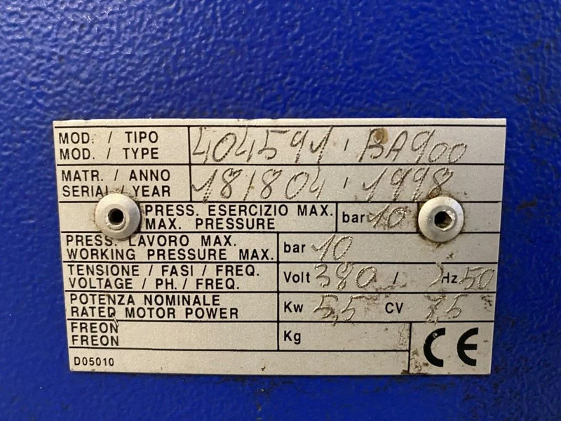 Airpress BA 900 5.5 kW 10 Bar 822 L / min Elektrische Zuigercompressor - Vzduchový kompresor: obrázok 3 Airpress BA 900 5.5 kW 10 Bar 822 L / min Elektrische Zuigercompressor - Vzduchový kompresor: obrázok 3