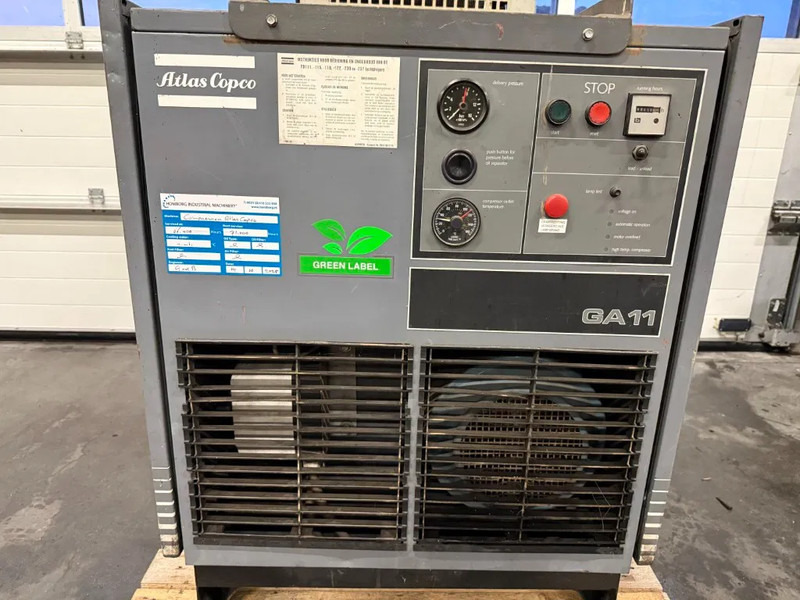 Atlas-Copco GA 11 Elektrische Schroefcompressor 1560 L / min 7.5 Bar - Vzduchový kompresor: obrázok 4 Atlas-Copco GA 11 Elektrische Schroefcompressor 1560 L / min 7.5 Bar - Vzduchový kompresor: obrázok 4