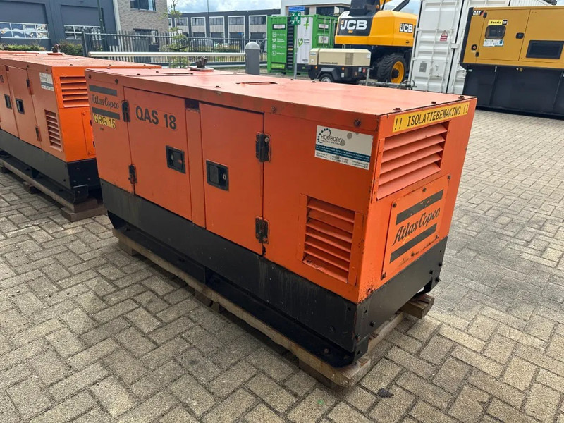 Elektrický generátor Atlas-Copco QAS 18 Yanmar Mecc Alte Spa 18 kVA Silent generatorset: obrázok 9