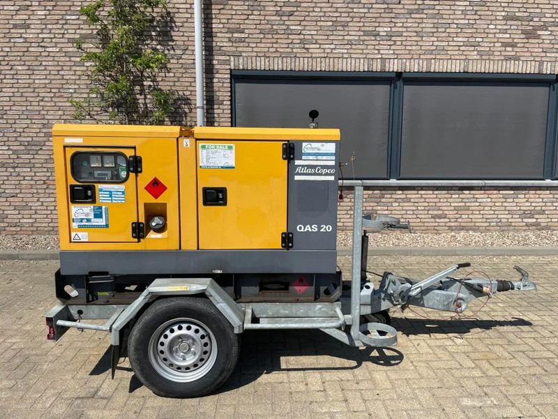 Atlas-Copco QAS 20 Kubota mobiele 20 kVA Silent Rental generatorrset Stage 3A - Elektrický generátor: obrázok 1 Atlas-Copco QAS 20 Kubota mobiele 20 kVA Silent Rental generatorrset Stage 3A - Elektrický generátor: obrázok 1