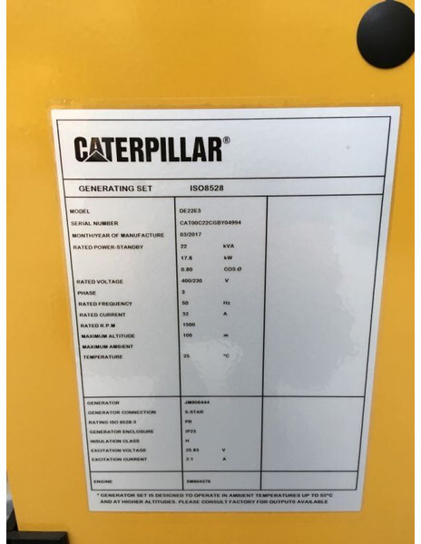 Caterpillar C2.2 22 kVA Silent generatorset New - Elektrický generátor: obrázok 4 Caterpillar C2.2 22 kVA Silent generatorset New - Elektrický generátor: obrázok 4