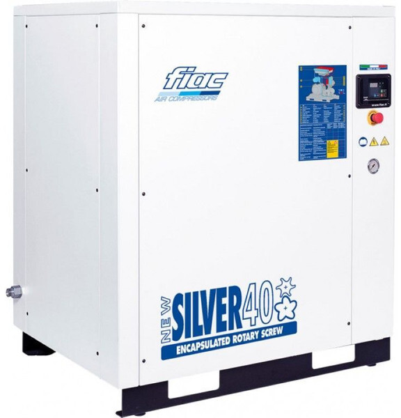 Fiac New Silver 40 Silent 30 kW 3900 L / min 10 Bar Elektrische Schroefcompressor - Vzduchový kompresor: obrázok 1 Fiac New Silver 40 Silent 30 kW 3900 L / min 10 Bar Elektrische Schroefcompressor - Vzduchový kompresor: obrázok 1