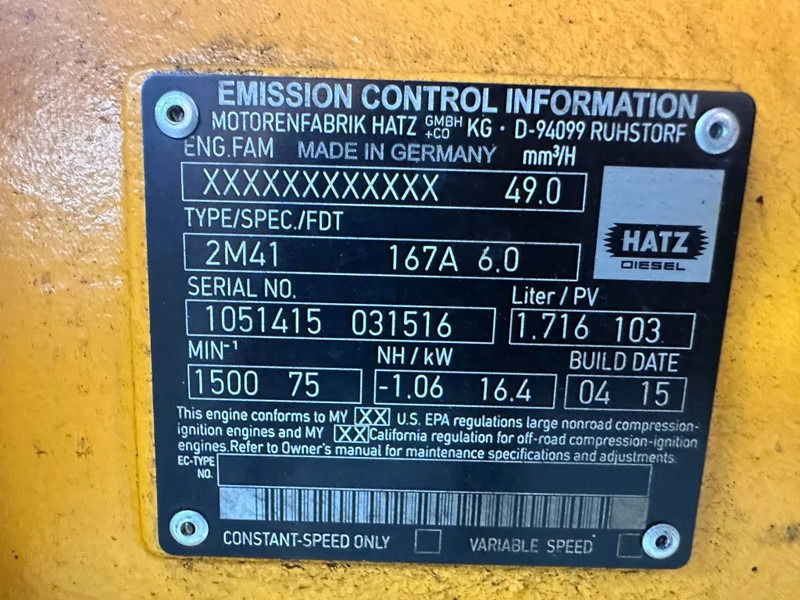 Hatz 2M41 15 kVA generatorset - Elektrický generátor: obrázok 3 Hatz 2M41 15 kVA generatorset - Elektrický generátor: obrázok 3