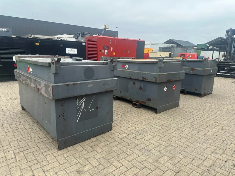 Lodny kontajner IBC Steenbergen Kiwa IBC 2000 liter dieseltank met handpomp Milieutank: obrázok 12