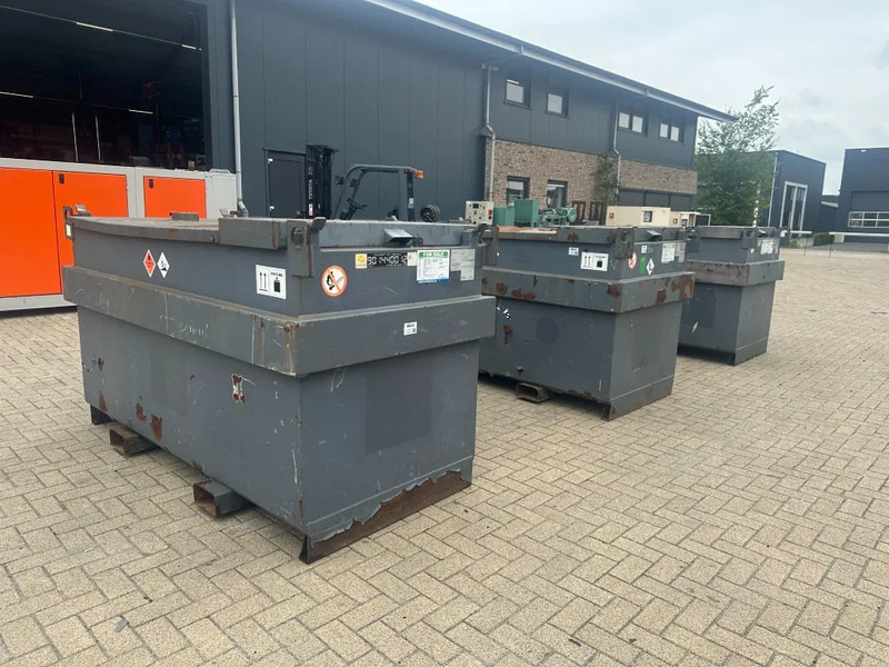 Lodny kontajner IBC Steenbergen Kiwa IBC 2000 liter dieseltank met handpomp Milieutank: obrázok 7