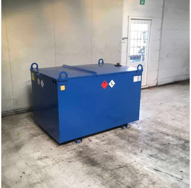 Kiwa IBC Elzinga Machinefabriek 1000 liter IBC Dieseltank met handpomp - Skladovacia nádrž: obrázok 4 Kiwa IBC Elzinga Machinefabriek 1000 liter IBC Dieseltank met handpomp - Skladovacia nádrž: obrázok 4
