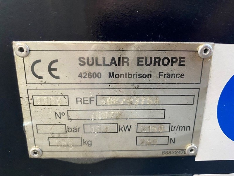 Kubota D1105 Sullair 15.5 kW 7 bar diesel schroefcompressor - Vzduchový kompresor: obrázok 4 Kubota D1105 Sullair 15.5 kW 7 bar diesel schroefcompressor - Vzduchový kompresor: obrázok 4