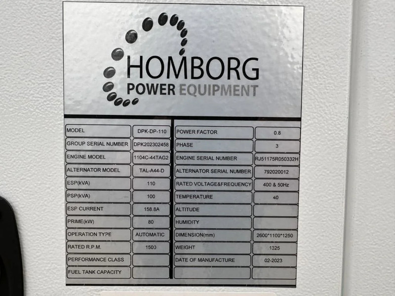 Perkins 1104C-44TAG2 Leroy Somer 110 kVA Silent generatorset - Elektrický generátor: obrázok 5 Perkins 1104C-44TAG2 Leroy Somer 110 kVA Silent generatorset - Elektrický generátor: obrázok 5