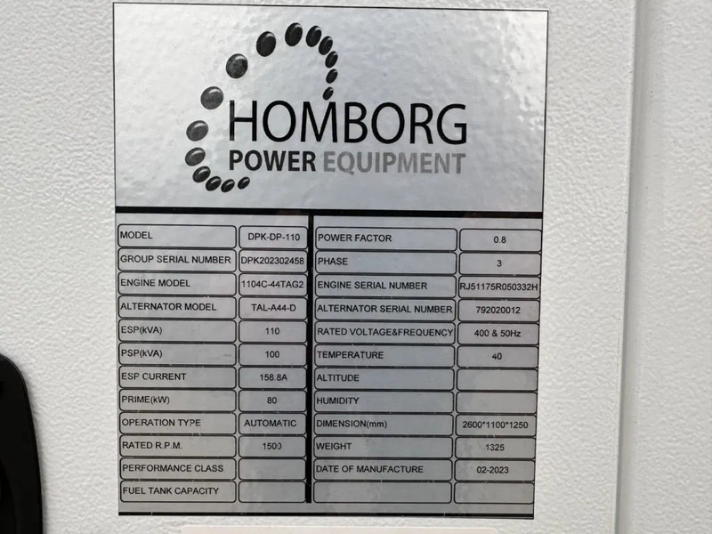 Perkins 1104C-44TAG2 Leroy Somer 110 kVA Silent generatorset LOADSHARING / SYNCHRONISING TO GRID - Elektrický generátor: obrázok 5 Perkins 1104C-44TAG2 Leroy Somer 110 kVA Silent generatorset LOADSHARING / SYNCHRONISING TO GRID - Elektrický generátor: obrázok 5