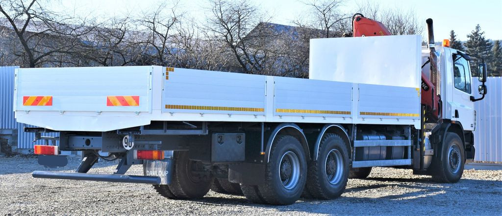 Auto s hydraulickou rukou, Valníkový/ Plošinový nákladný automobil DAF CF 75.360 Pritsche 7,95 m + KRAN / FUNK * 6x4: obrázok 6